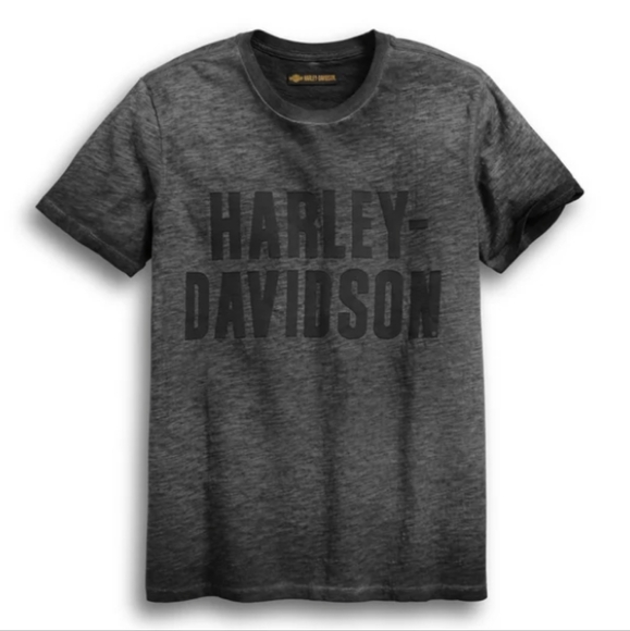 Harley Davisdon Applique Logo T-Shirt - Picture 1 of 10